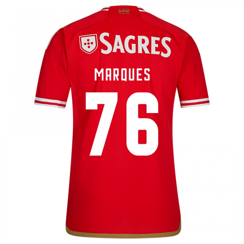 Kinderen Gustavo Marques #76 Rood Thuisshirt Thuistenue 2023/24 T-Shirt België