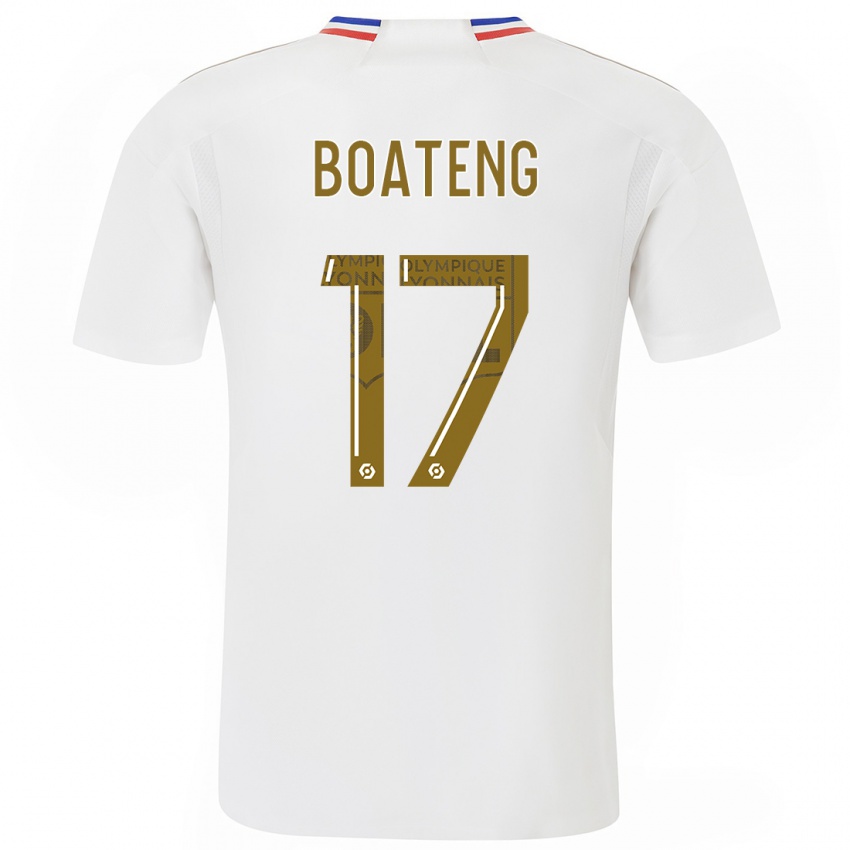 Kinderen Jerome Boateng #17 Wit Thuisshirt Thuistenue 2023/24 T-Shirt België