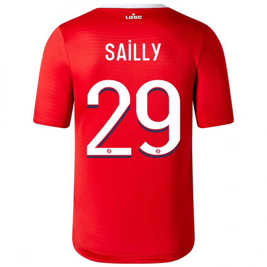 Kinderen Charlotte Sailly #29 Rood Thuisshirt Thuistenue 2023/24 T-Shirt België