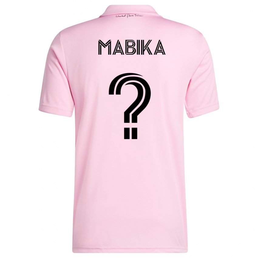 Kinderen Aimé Mabika #0 Roze Thuisshirt Thuistenue 2023/24 T-Shirt België