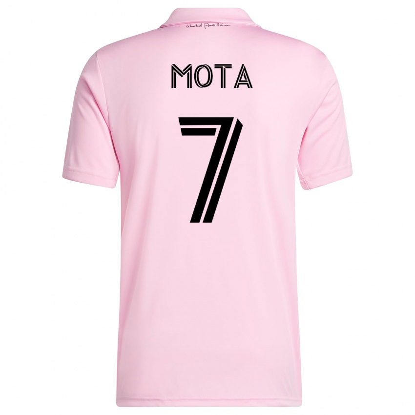 Kinderen Jean Mota #7 Roze Thuisshirt Thuistenue 2023/24 T-Shirt België