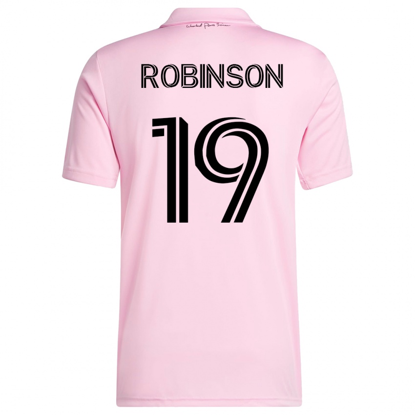 Kinderen Robbie Robinson #19 Roze Thuisshirt Thuistenue 2023/24 T-Shirt België
