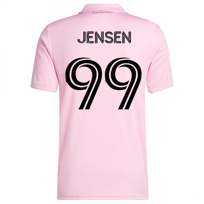 Kinderen Cole Jensen #99 Roze Thuisshirt Thuistenue 2023/24 T-Shirt België