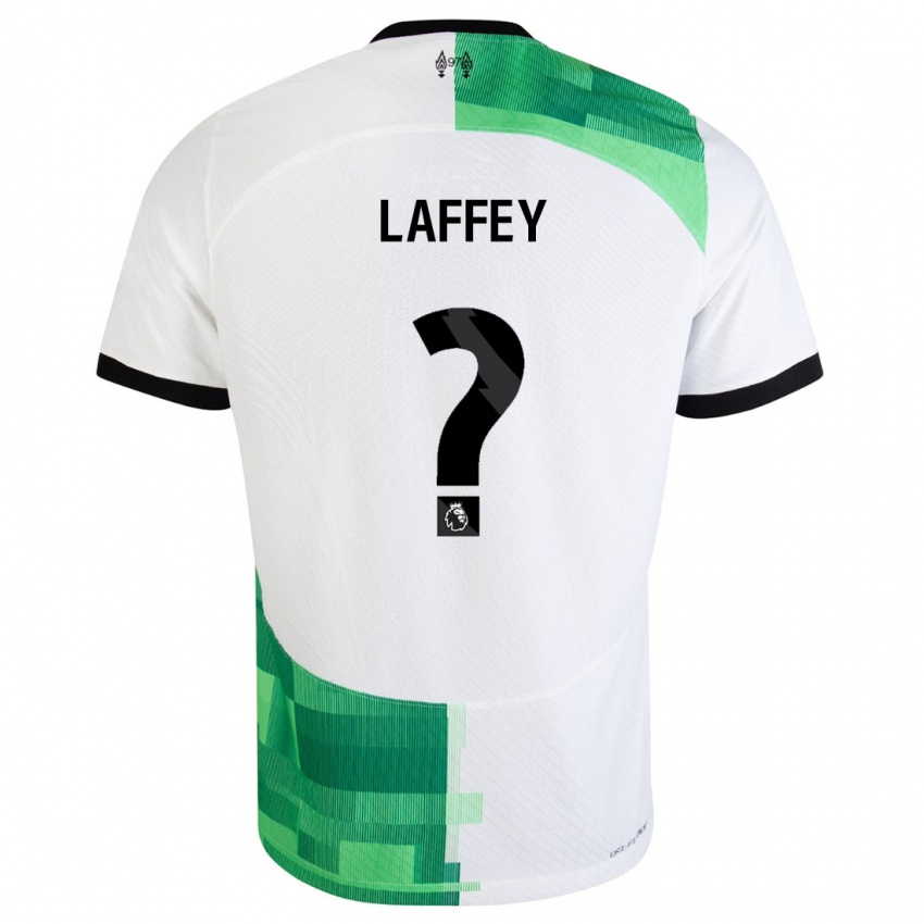 Enfant Maillot Michael Laffey #0 Blanc Vert Tenues Extérieur 2023/24 T-Shirt Belgique