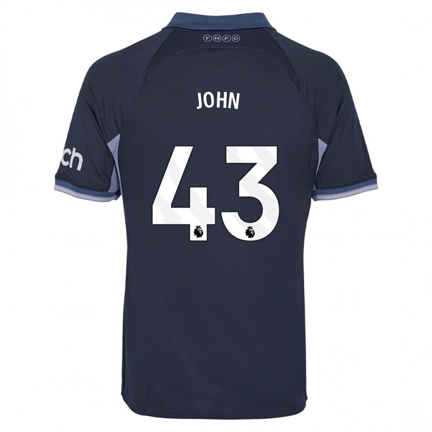 Enfant Maillot Nile John #43 Bleu Foncé Tenues Extérieur 2023/24 T-Shirt Belgique