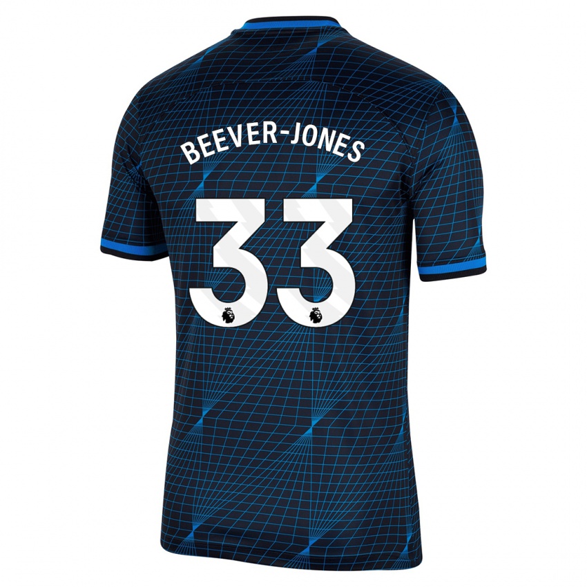 Kinderen Aggie Beever-Jones #33 Donkerblauw Uitshirt Uittenue 2023/24 T-Shirt België