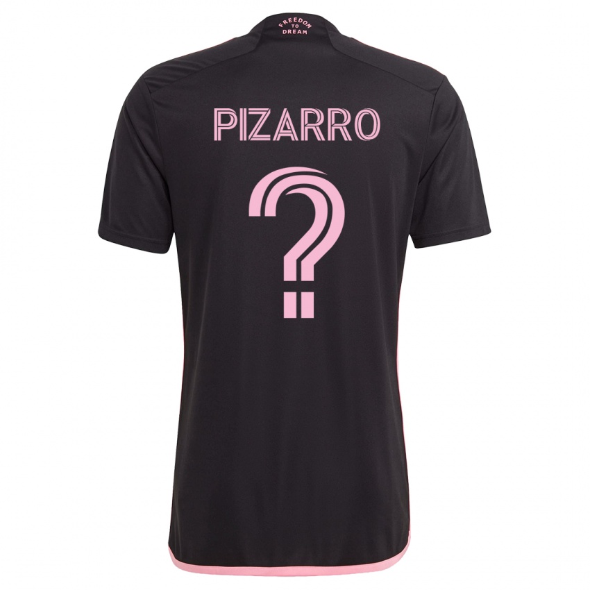 Kinderen Rodolfo Pizarro #0 Zwart Uitshirt Uittenue 2023/24 T-Shirt België