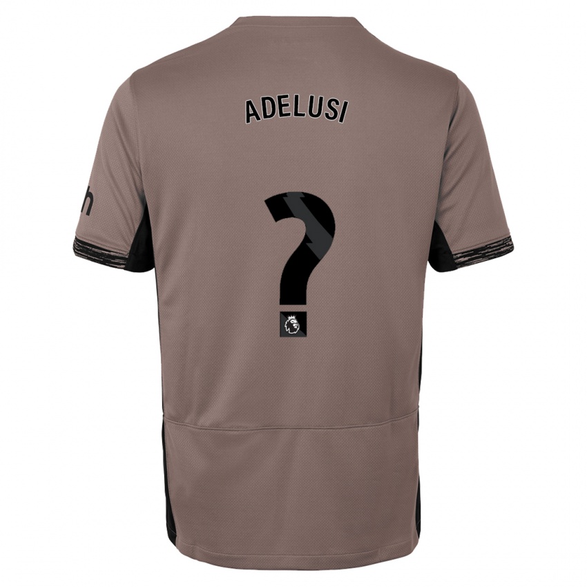 Kinderen Theodore Adelusi #0 Donker Beige Thuisshirt Derde Tenue 2023/24 T-Shirt België