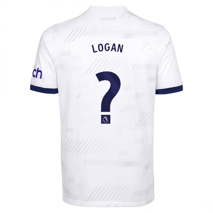 Heren Calum Logan #0 Wit Thuisshirt Thuistenue 2023/24 T-Shirt België