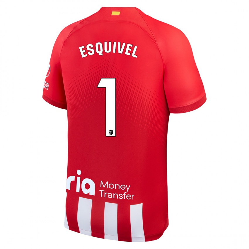 Heren Salvi Esquivel #1 Rood Wit Thuisshirt Thuistenue 2023/24 T-Shirt België