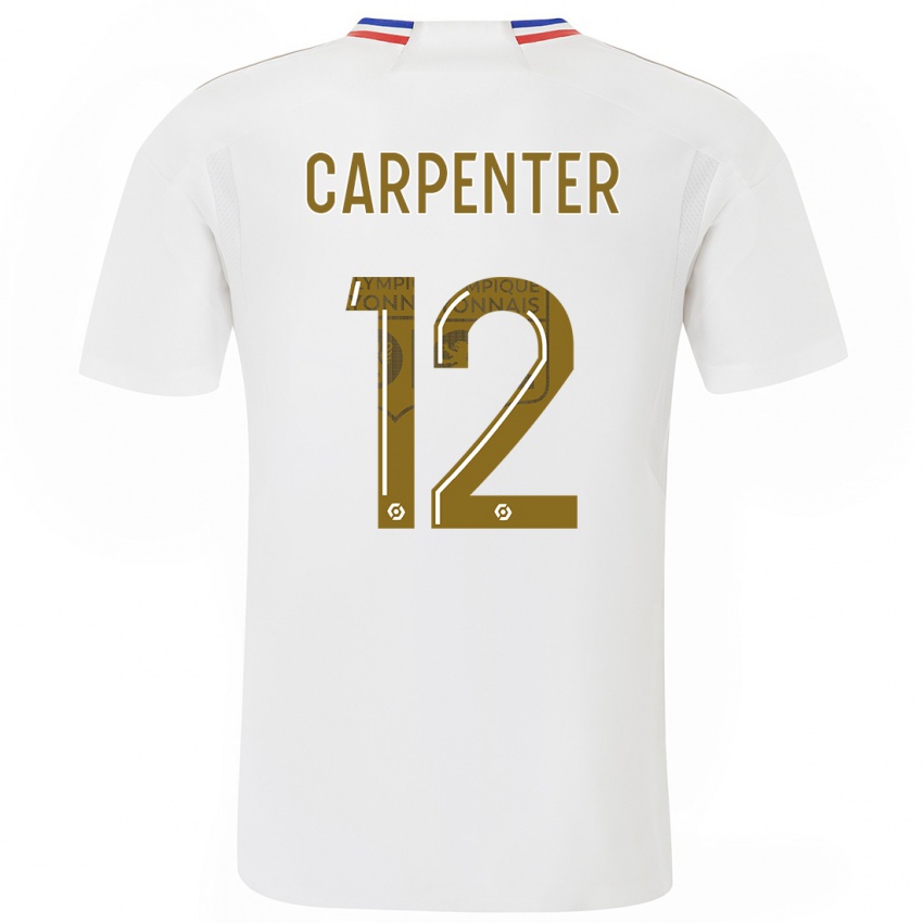 Heren Ellie Carpenter #12 Wit Thuisshirt Thuistenue 2023/24 T-Shirt België