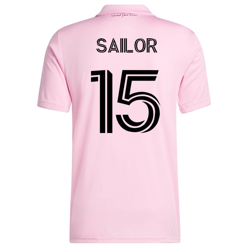 Heren Ryan Sailor #15 Roze Thuisshirt Thuistenue 2023/24 T-Shirt België