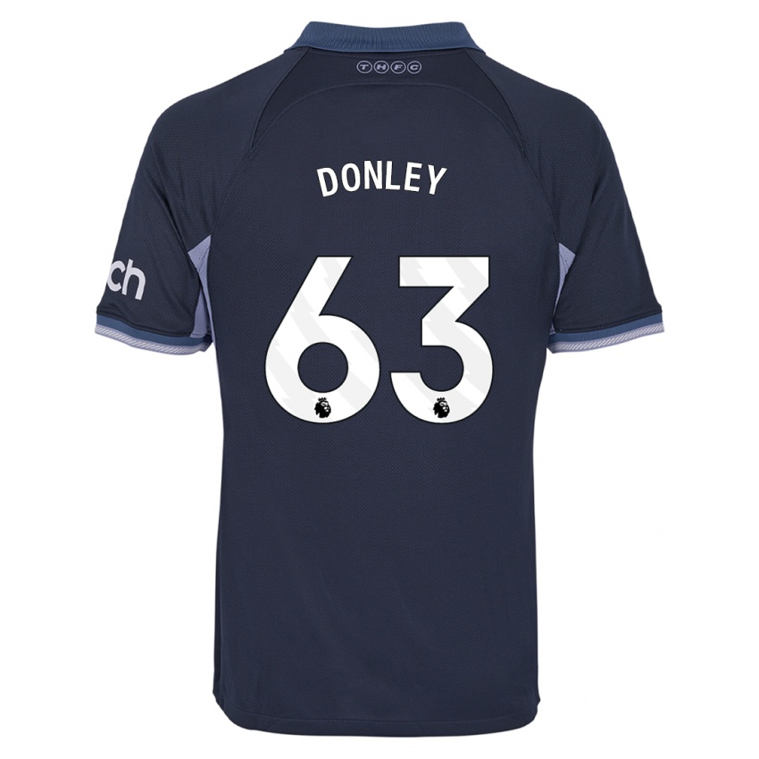 Homme Maillot Jamie Donley #63 Bleu Foncé Tenues Extérieur 2023/24 T-Shirt Belgique