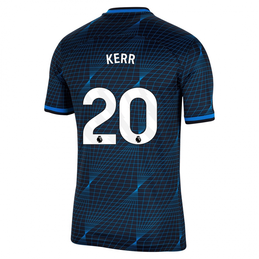 Heren Sam Kerr #20 Donkerblauw Uitshirt Uittenue 2023/24 T-Shirt België