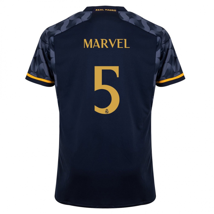 Heren Marvel #5 Donkerblauw Uitshirt Uittenue 2023/24 T-Shirt België
