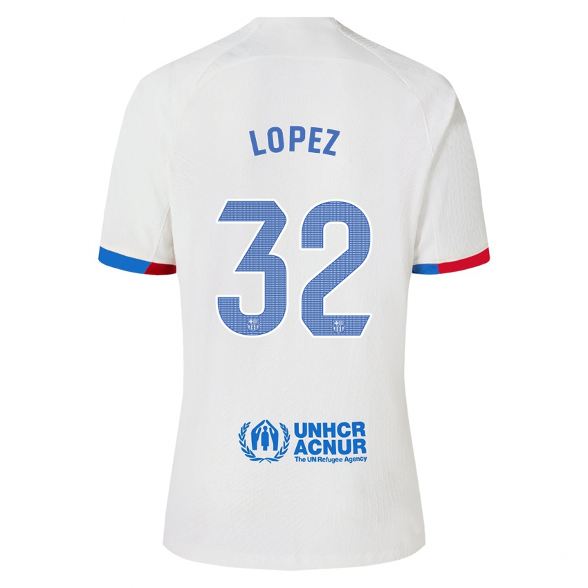 Homme Maillot Fermin Lopez #32 Blanc Tenues Extérieur 2023/24 T-Shirt Belgique