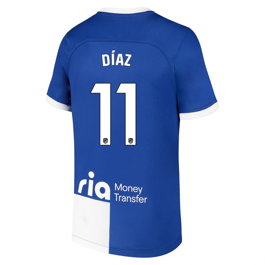 Heren Julio Díaz #11 Blauw Wit Uitshirt Uittenue 2023/24 T-Shirt België