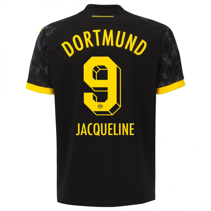 Heren Moreno Jacqueline #9 Zwart Uitshirt Uittenue 2023/24 T-Shirt België