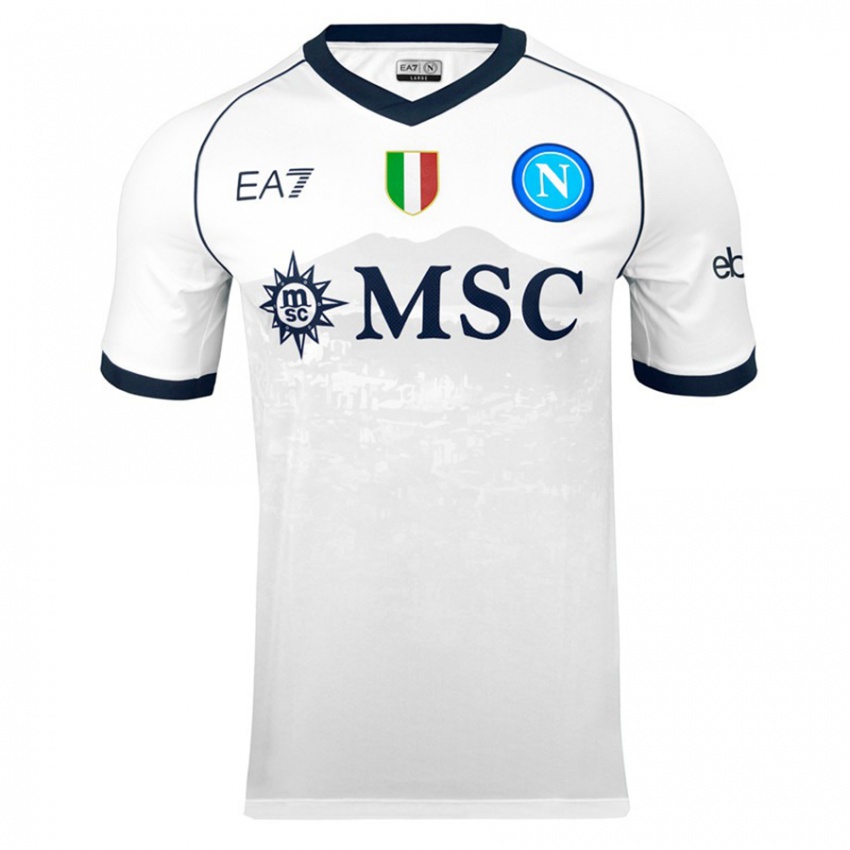 Homme Maillot Alessandro Zanoli #59 Blanc Tenues Extérieur 2023/24 T-Shirt Belgique