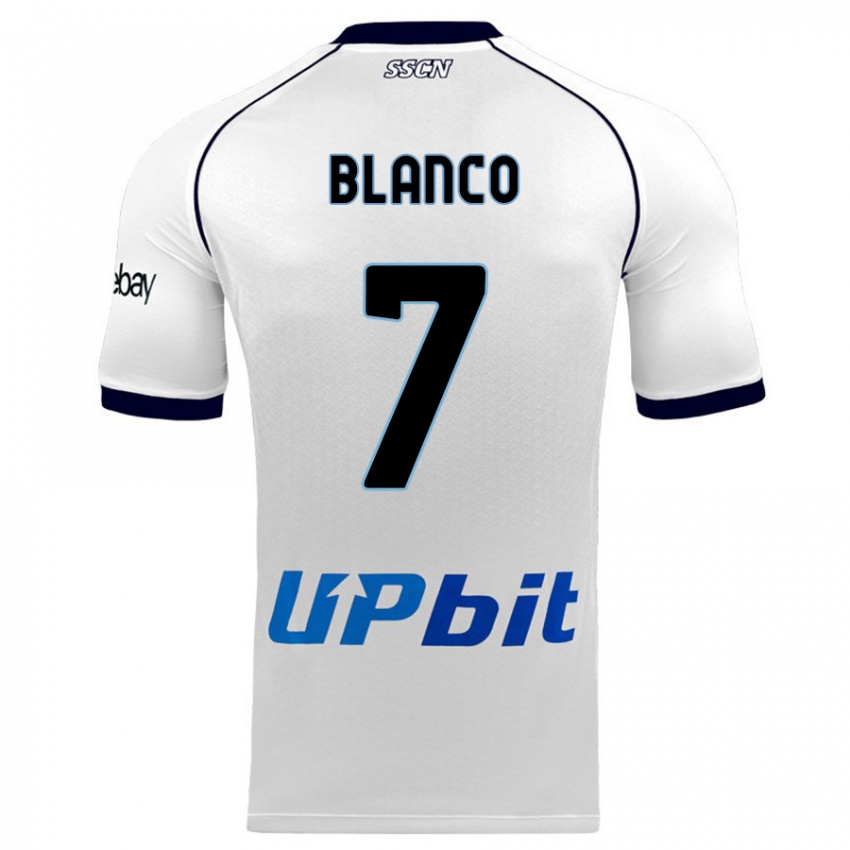 Heren Gimena Blanco #7 Wit Uitshirt Uittenue 2023/24 T-Shirt België