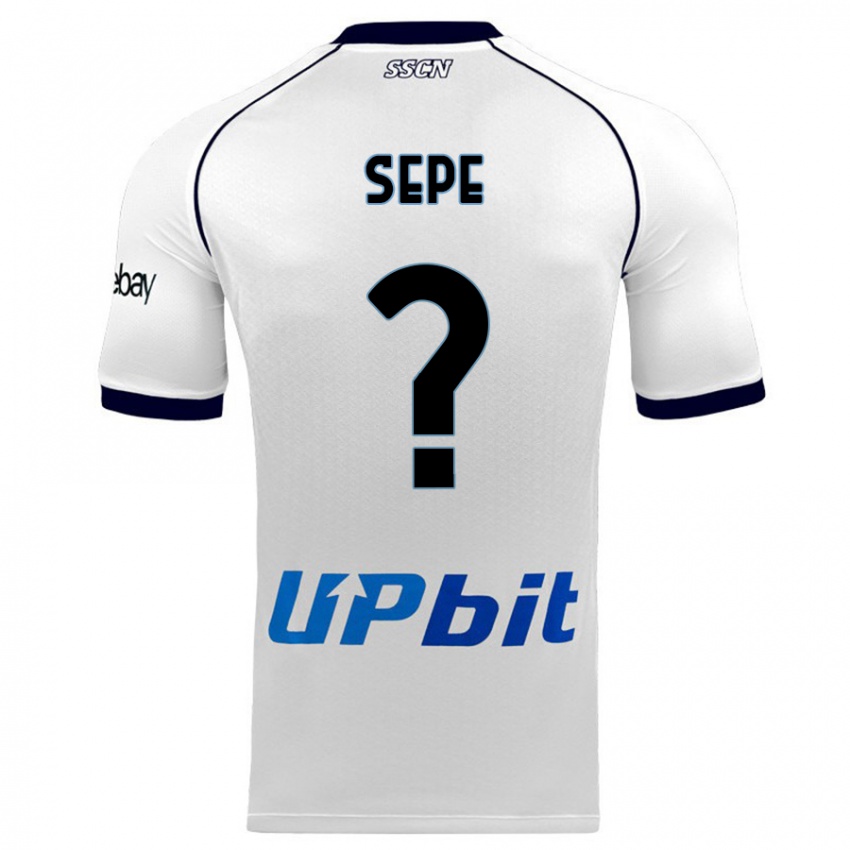 Heren Mauro Sepe #0 Wit Uitshirt Uittenue 2023/24 T-Shirt België