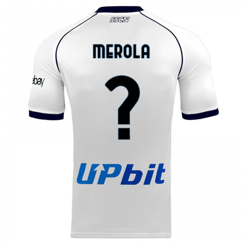 Heren Marco Merola #0 Wit Uitshirt Uittenue 2023/24 T-Shirt België