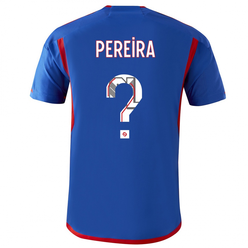 Heren Mateo Pereira #0 Blauw Rood Uitshirt Uittenue 2023/24 T-Shirt België