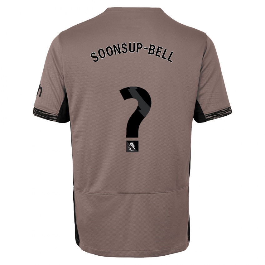 Heren Jude Soonsup-Bell #0 Donker Beige Thuisshirt Derde Tenue 2023/24 T-Shirt België