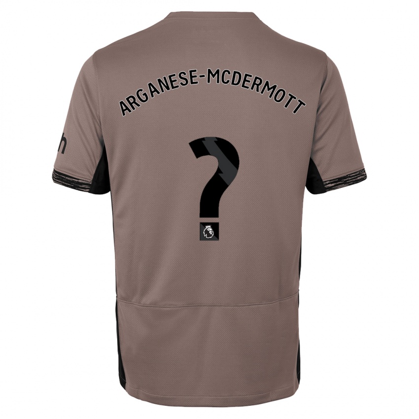 Heren Pele Arganese-Mcdermott #0 Donker Beige Thuisshirt Derde Tenue 2023/24 T-Shirt België