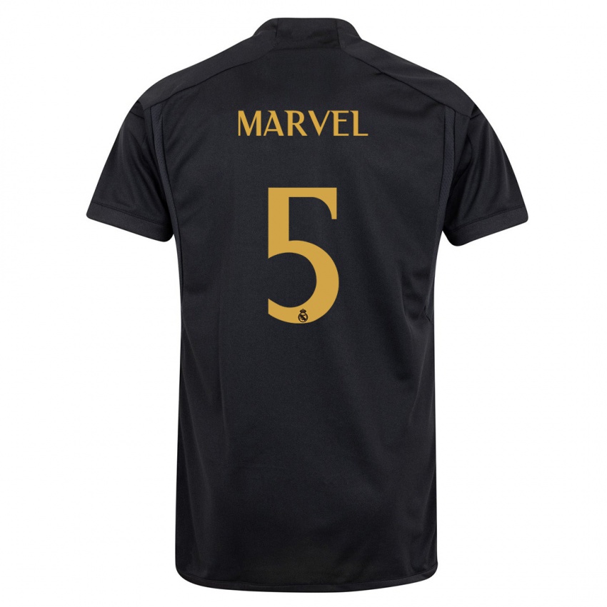 Heren Marvel #5 Zwart Thuisshirt Derde Tenue 2023/24 T-Shirt België