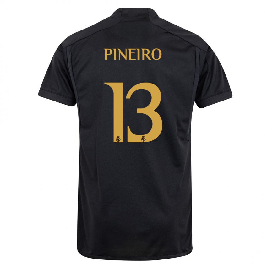 Heren Diego Pineiro #13 Zwart Thuisshirt Derde Tenue 2023/24 T-Shirt België