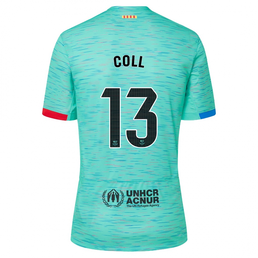 Homme Maillot Cata Coll #13 Aqua Clair Troisieme 2023/24 T-Shirt Belgique