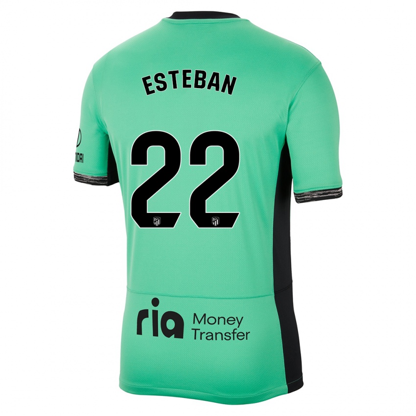 Heren Paco Esteban #22 Lente Groen Thuisshirt Derde Tenue 2023/24 T-Shirt België