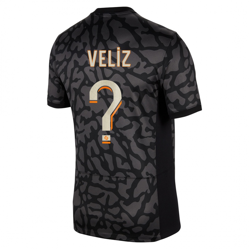 Heren Nehemiah Fernandez Veliz #0 Zwart Thuisshirt Derde Tenue 2023/24 T-Shirt België