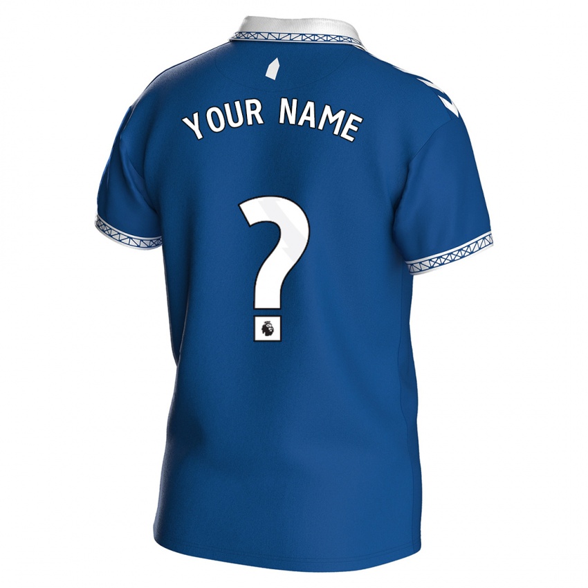 Damen Ihren Namen #0 Königsblau Heimtrikot Trikot 2023/24 T-Shirt Belgien