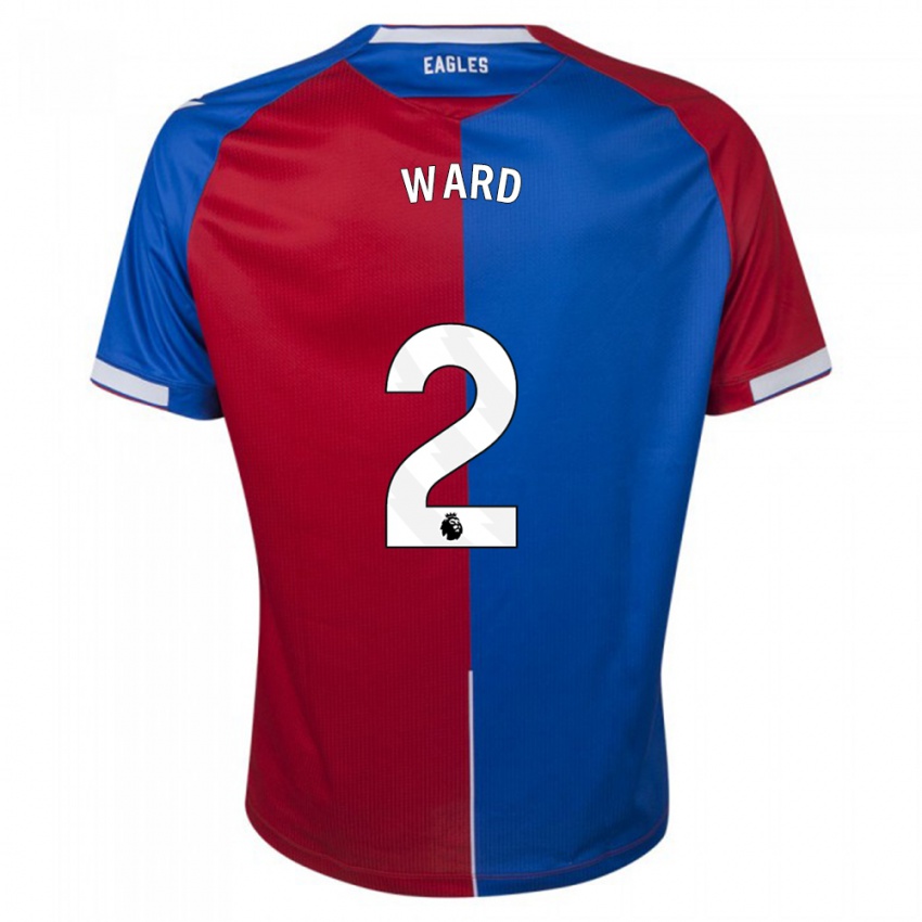 Dames Joel Ward #2 Rood Blauw Thuisshirt Thuistenue 2023/24 T-Shirt België