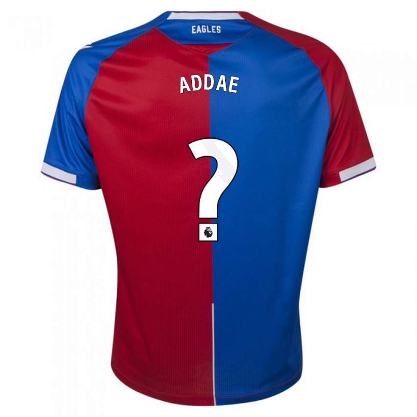 Dames Joshua Addae #0 Rood Blauw Thuisshirt Thuistenue 2023/24 T-Shirt België
