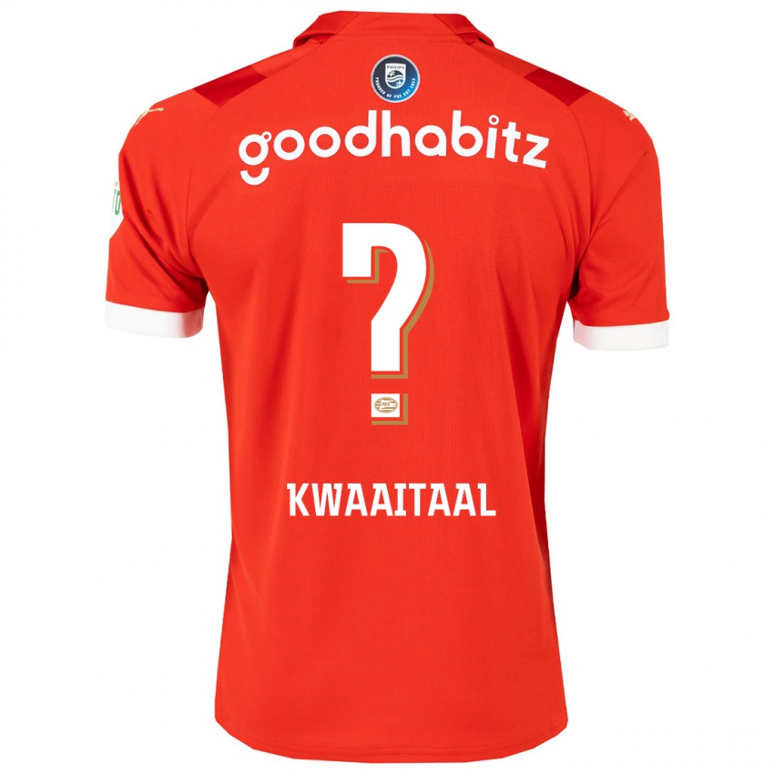 Femme Maillot Julian Kwaaitaal #0 Rouge Tenues Domicile 2023/24 T-Shirt Belgique
