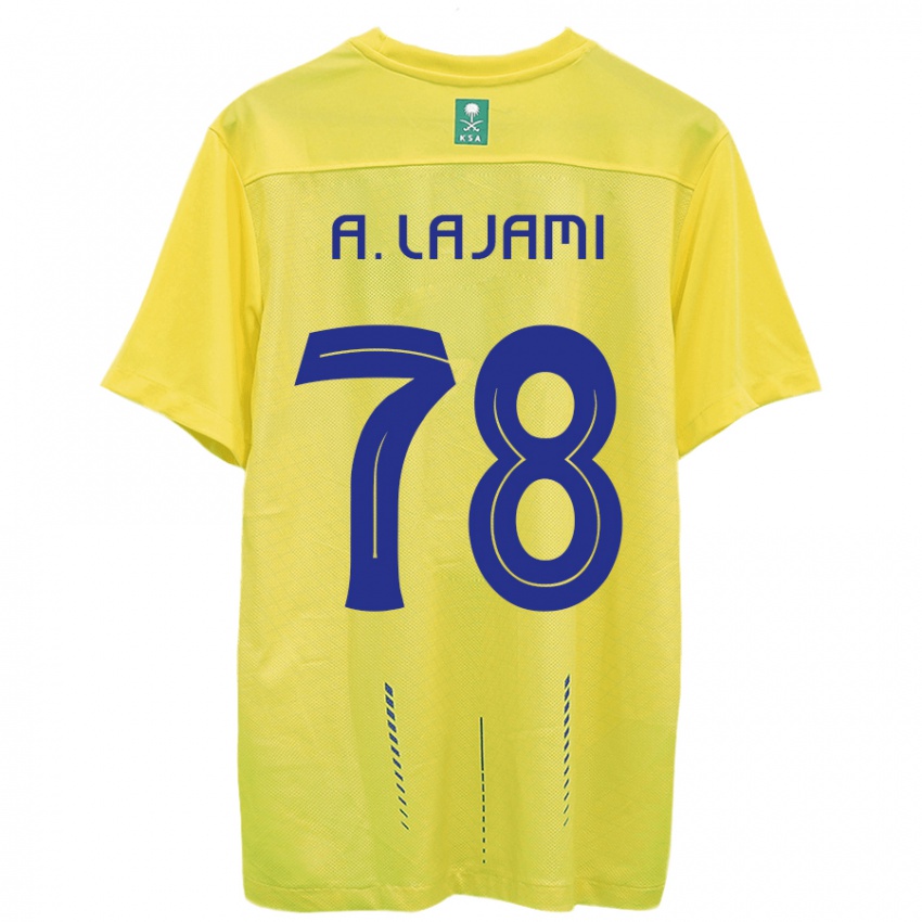 Dames Ali Lajami #78 Geel Thuisshirt Thuistenue 2023/24 T-Shirt België