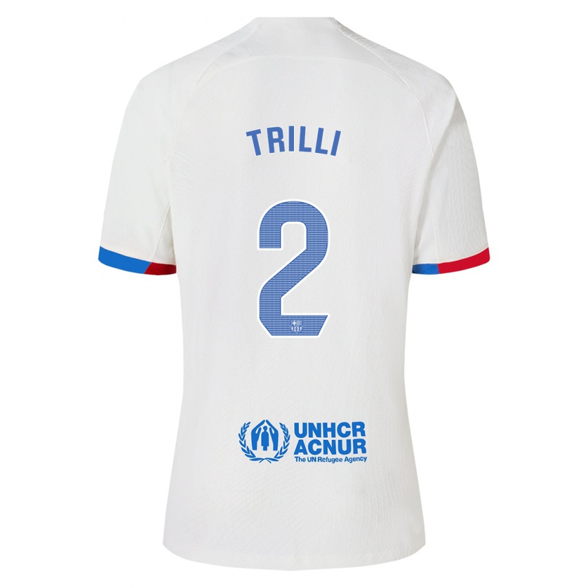 Femme Maillot Trilli #2 Blanc Tenues Extérieur 2023/24 T-Shirt Belgique