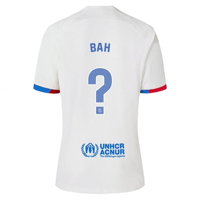 Femme Maillot Saidou Bah #0 Blanc Tenues Extérieur 2023/24 T-Shirt Belgique