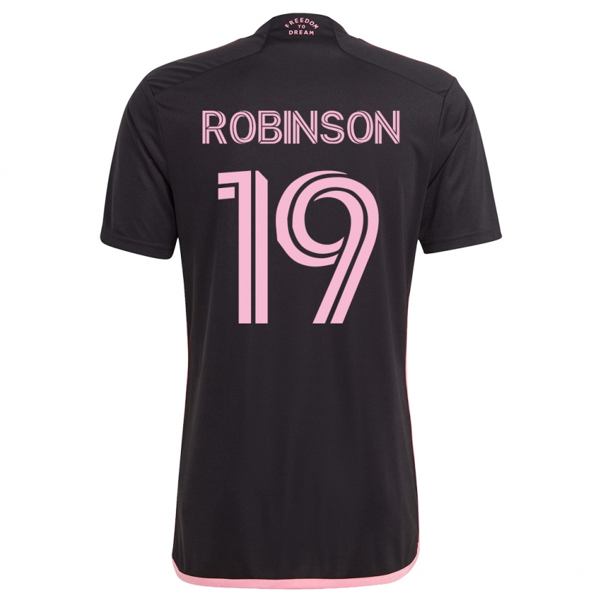Dames Robbie Robinson #19 Zwart Uitshirt Uittenue 2023/24 T-Shirt België