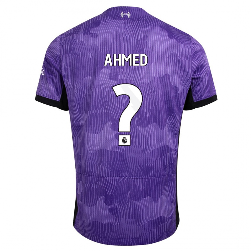 Dames Karim Ahmed #0 Paars Thuisshirt Derde Tenue 2023/24 T-Shirt België