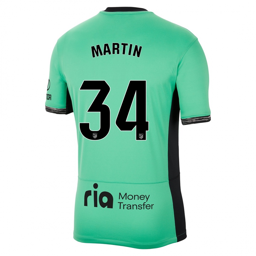 Dames Carlos Martin #34 Lente Groen Thuisshirt Derde Tenue 2023/24 T-Shirt België