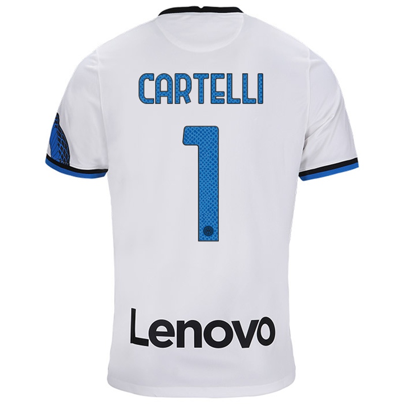 verraden Gasvormig Gelijkenis Heren Carlotta Cartelli #1 Wit Blauw Uitshirt Uittenue 2021/22 T-Shirt  België