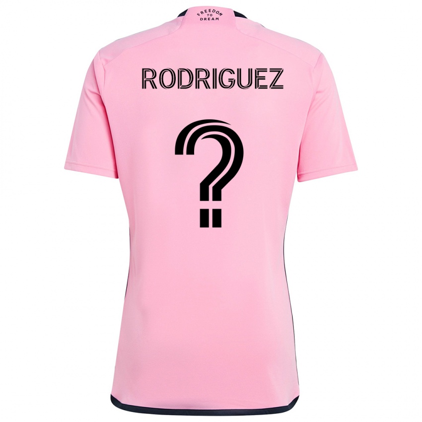 Kinderen Emerson Rodríguez #0 Roze Thuisshirt Thuistenue 2024/25 T-Shirt België