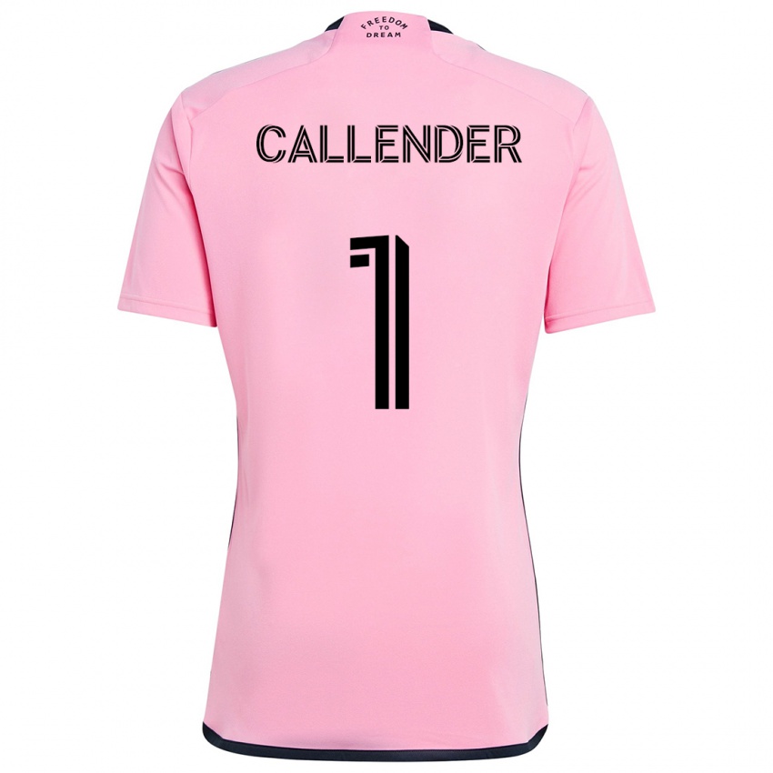 Kinderen Drake Callender #1 Roze Thuisshirt Thuistenue 2024/25 T-Shirt België