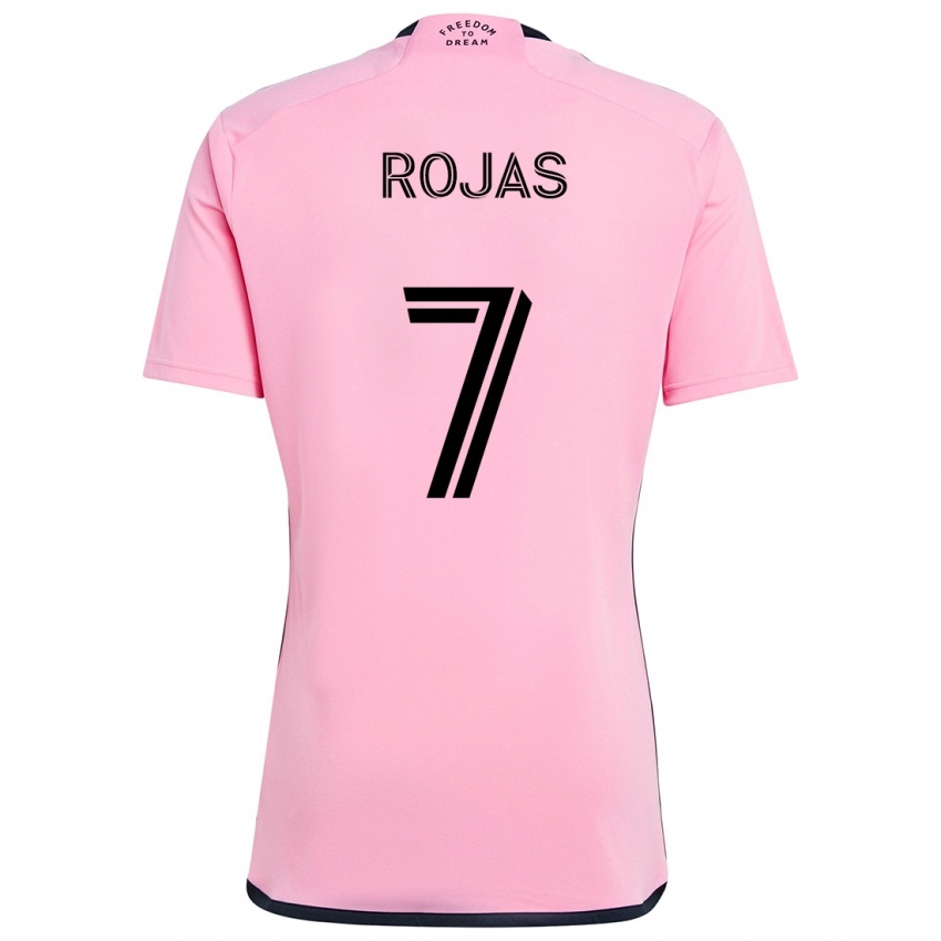 Kinderen Matías Rojas #7 Roze Thuisshirt Thuistenue 2024/25 T-Shirt België