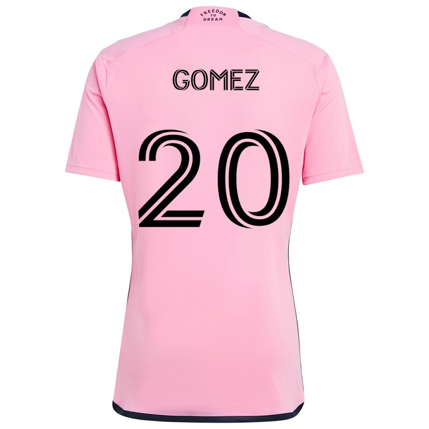 Kinderen Diego Gómez #20 Roze Thuisshirt Thuistenue 2024/25 T-Shirt België