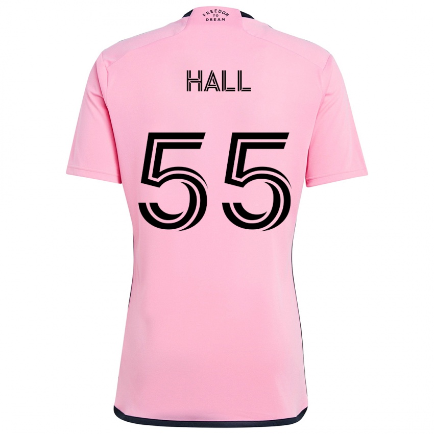 Kinderen Tyler Hall #55 Roze Thuisshirt Thuistenue 2024/25 T-Shirt België